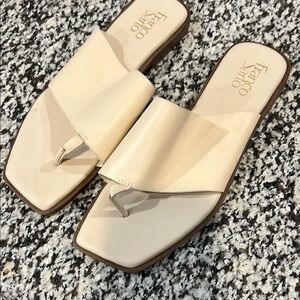 Franco Sarto Women's Cream Sandals